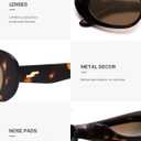 SOJOS Retro Cat Eye Sunglasses for Women Polarized UV400 Designer Inspired Sun Glasses SJ2617A (Tortoise/Light Brown)