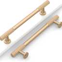 10 Pack 5''(128mm) Champagne Bronze Cabinet Pulls Kitchen Champagne Cabinet Handles for Cabinets Drawer Pulls Bathroom Hardware for Cupboard CK0083