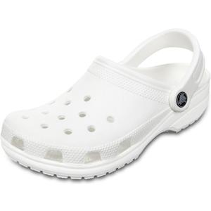 Crocs Unisex-Adult Classic Clogs, White, 8 Men/ 10 Women