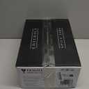 EDELHAUS Square Spice Jars with Bamboo Wooden Lid (Pack of 24) Spice Jars with Shaker Insert and 240 Labels - Bamboo Lid Glass Container for Spice Organisation [4.3 in  1.8 in]