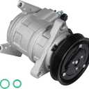 Air Conditioner AC Compressor with Clutch for Dodge Caravan/Grand Caravan 2001-2007 3.3L 3.8L,for Chrysler Town & Country 2001-2007 3.3L 3.8L,for Plymouth Voyager/Grand Voyager 2000 3.3L