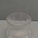 Ribbed Glass Vase, Flower Vase, Fluted Clear Vases for Flowers, Modern Vases for Living Room, Dining Table, Entryway, Shelf, Wedding, Office, Coffee Table, Birthday, 7.5 Inches (Large)