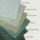 Bedsure Green Comforter Set Queen - Soft Bedding for All Seasons, Cationic Dyed Bed Set, 3 Pieces, 1 Queen Size Comforter (90"x90") and 2 Pillow Shams (20"x26"+2")