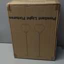 2 Pack 7.2-Inch Globe Pendant Lights, Mid Century Gold Pendant Light Fixtures, Globe Pendant Lights Kitchen Island with Clear Glass Shade Adjustable Hanging Fixture for Dining Room Bulbs not Included