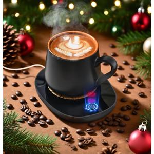 Coffee Mug Warmer for Desk with Auto Shut Off, Coffee Cup Warmer for Desk with Auto Shut Off, 3 Adjustable Temperature Settings & 8 Hours Auto shutoff