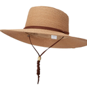 Women's Paper Braid Gambler Crown Hat