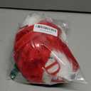 Light Up Santa Hat with DIY Stickers, Extra Thick Velvet Christmas Hat for Adults Unisex for New Year Holiday Party & Christmas Decorations