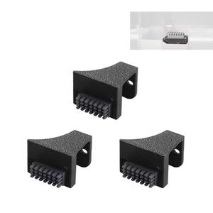 Embedded Nozzle Wiper for Bambulab X1/P1 Nozzle Silicone Brush Consumables Cleaning Tool for Bambulab X1 3D Printed Nozzle (3PCS)