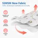 Disposable Travel Bedding Set, 4 Piece Lucky Bear Print, Thickened SMS Fabric, Hotel Sheets and Pillowcases (Double - 4-Piece Set, C - Pure White)