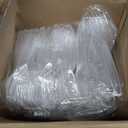 Potchen 1000 Pcs Clear Disposable Plastic Forks, Heavy Duty Plastic Utensils Bulk Cutlery Heavyweight Silverware Disposable Forks for Home Party Picnic Food, 5.8 Inches