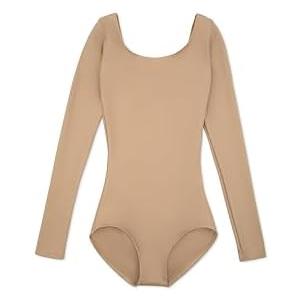 Capezio Girls' Team Basics Long Sleeve Leotard. Size Large