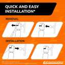 Lift Supports Depot Qty (2) Fits Toyota 4Runner 2010-2024 Liftgate Supports Models with Added Lifting Pressure for Ladder Shocks Struts