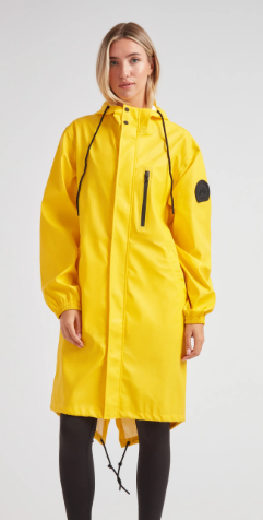 Long Rainwear Raincoat Yellow