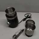 SHARDOR Electric Super Silent Blade Coffee Grinder, Timed Grind Control Rotary Knob, Adjustable Coarse to Fine for Coffee Beans, Spices & Herbs, with 2 Removable Stainless Steel Bowl, Black