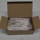 Amerdeco 10 Pack Brushed Satin Nickel and Gold Cabinet Pulls 3 Inch(76MM) Hole Centers Kitchen Cabinet Handles Cabinets Hardware Drawer Pulls ZH0058