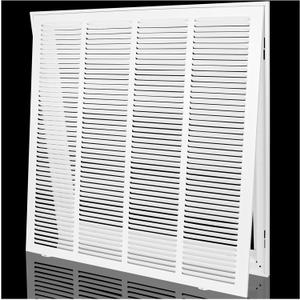 Return Air Filter Grille 20x25,Air Return Vent Cover for 20"W x 25"H Duct Opening,Steel HVAC Vent Covers for Wall and Ceiling,Holds 1" Thick AC Filter, For 20''W25''H-Duct Opening
