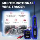 Automotive Wire Tracer Electrical Open & Short Finder Circuit Tester Wire Breaker Finder Fault Probe Kit Cable Toner Wire Tracker Continuity Test for DC 6-42V