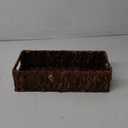 Wicker Storage Basket Bathroom Toilet Tank Toilet Paper Baskets,Toilet Paper Holders for Storage with Built-in Handles,Storage Baskets for Organizing Pantry Bathroom