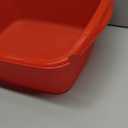 Tribello Plastic Wash Tub Dishpan Basin and Foot Bath for Soaking Feet, Laundry Hand Wash Bucket, Dish Pans for Washing and Storage Cleaning Supplies - 12 Quarts - Heavy Duty - Made in USA (Red)