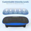Vibration Plate Exercise Machine, Shake Vibrating Fitness Platform with Remote, 10 Speed, LED Display, Full Body Workout Shaker Machine Board for Lymphatic Drainage, Weight Loss