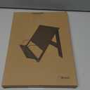 Readaeer Portable Book Stand Free Angle Adjustable Book Holder for Thick Textbook Collapsible Lightweight Book Rest (Black)