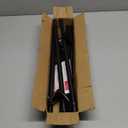 GXOACKJ Black Curtain Rods for Windows 48 to 84 inch, 5/8 inch Adjustable Wrap Around Blackout Curtain Rods for Bedroom & Outdoor