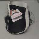 MAGQOO Black Wig for Women Black Bob Wig Short Black Wig Straight Black Wigs Middle Part Synthetic Heat Resistant Cosplay Costume Party Wigs (12 Inches)