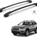 300Lbs Lockable Roof Rack Crossbars Compatible with Jeep Cherokee 2014-2023, Heavy Duty Aluminum Cross Bar Fit Luggage Luggage Kayaks Bicycles Snowboard