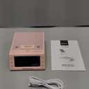 TechGlow Foldable Cellphone Stand with Wireless Bluetooth Speaker Birthday Gifts for Men Women Mother Father Cool Tech Gadgets- Pink