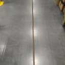 gold curtain rod, 47" to 93 " 