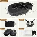Vekkia Pregnancy Massage Cushion & Headrest - Release Lower Back Pain, Prenatal Bolster for Full Body Relax, Maternity Massage Cushion After Breast Surgery, Storage Bag, Ideal for Home &Therapy Spa