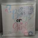 AmazingSpark 28in Jumbo Gender Reveal Gift Box Kit with Oversized Box Giant Pull Bows Boy or Girl Stickers for Gender Reveal Baby Shower Birthday Party Decor