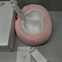 Tablet Pillow Stand, Compatible with 5"-12.9" Kindle, iPad, Phone/Tablet, Google, Samsung, 360 Rotating Phone Holder for Bed, Soft Plush Fabric, Detachable Bowl, Reading and Relaxation on Bed, Pink