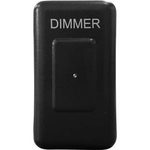 Facon 12Volt DC Touch Dimmer Switch with Indicator Light ON, 50W Max, PWM Wall Mount Dimmer Switch, Use with 12V LED Lights, Incandescent and Halogen Bulbs for RV, Camper, Marine, and Strip Lights