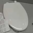 Mayfair by Bemis Little 2 Big 1881SLOW White Elongated Plastic Potty Training Toilet Seat with Slow Close