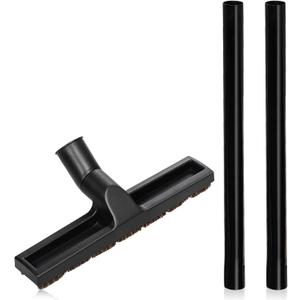 Eagles Vacuum Cleaner Accessory, Plastic 1-3/8" Extension Wands, 35mm Hose, 2 Pipe Extent to 34in, Brush Tool Head (2+1), Black