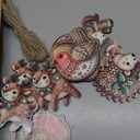 36PCS Wooden Gingerbread Animal Christmas Ornaments - 12 Unique Cookie-Inspired Designs for Tree & Holiday Decor