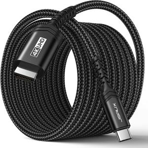 JSAUX USB C to HDMI Cable 10ft | 4K@60Hz | USB 3.1 Type C to HDMI 2.0 Cord for Home Office, (Thunderbolt 3/ 4 Compatible) with iPhone 16 Pro Max, MacBook Pro/ Air, Galaxy S8 to S24, iPad Pro, iMac-Black