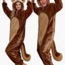 vavalad Adult Onesie Pajamas Halloween Costume Cosplay Women Men, S