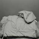 CozyLux Full Size Comforter Sets Light Grey, 7 Pieces Pintuck Bed in A Bag Gray Comforter Full Size, Pinch Pleat Bedding Sets with All Season Comforter, Sheets, Pillowcases & Shams