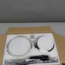 32 Inch Modern Ceiling Fans with Lights, Small Flush Mount Ceiling Fan with Light and Remote/APP Control, 5 Reversible 6 Speeds Curved Blades, 3 CCT Dimmable Lights for Bedroom, Black