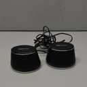 Amazon Basics Stereo 2.0 Speakers for PC or Laptop, 3.5mm Aux input, USB-Powered, 1 Pair, Black