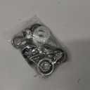 LMYYGOO 16x6.5-8 Tubeless Tire and Wheel,2 Pcs Replacement Riding Lawn Mower Garden Tractor Front Wheel Tire and Wheel with 3" Offset Hub, 3/4" Bearing or 1" Bore Bushing