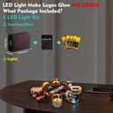 VONADO Light Control LED Light Compatible with Lego Modular Space Station 60433 (Lights Only, No Models) Creative Lighting Kit Accessories Compatible with Lego 60433 Building Set