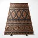 Western Area Rug 4x6 for Living Room Southwestern Aztec Rugs Machine Washable