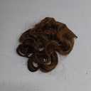SARLA Invisible Wire Hair Extensions with 3 Clips Long Wavy Curly Synthetic Hairpiece for Women Adjustable Transparent Headband 22 Inch Chestnut (22 Inch (Pack of 1))