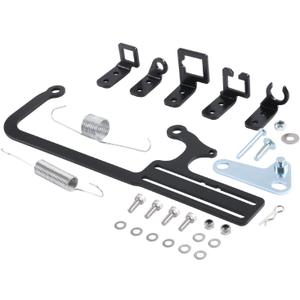 304147 EZ-EFI Cable Mount Kit Carburetor Throttle Cable Mount Bracket Steel Black