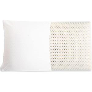 Latex Pillow, 100% Talalay Natural Latex Pillow, Soft Sleeping Bed Pillows with Cotton Cover, Queen Size, Perfect for Side/Back Pain, Stomach, Neck, Stress Relief (Queen)