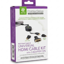 Retrak Retractable Universal HDMI Cable Kit with 3 Adapter kits