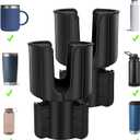 Car Cup Holder Expander Adapter Adjustable Base, NARUNDREN Compatible for Yeti 20/26/30 oz Hydro Flasks Large 32/40oz, Fits Most Cup Holder, Diameter Bottles in 3.2"-3.8" (2pcs)